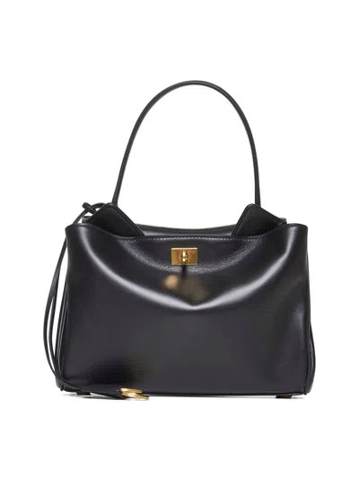 Balenciaga Women Black Small Rodeo Handbag In Multi