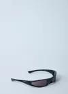 Balenciaga Women Blade Rectangle Sunglasses In Black