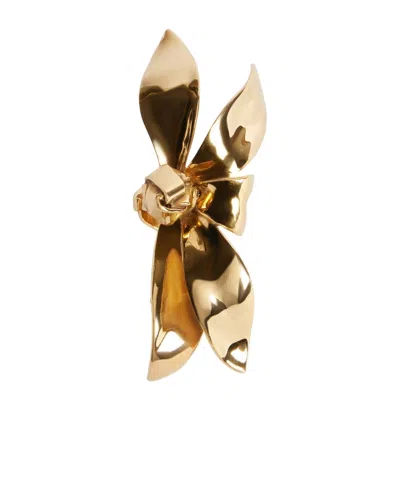 Balenciaga Women's Bloom Pinky Ring In Shiny Gold In Yellow