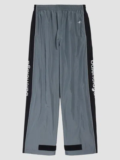 Balenciaga Women's Bodies Relaxed Tracksuit Pants In Elephant Grey In Gray