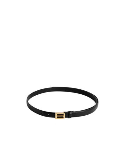 Balenciaga Women's Bolero B Belt In Black In Pink