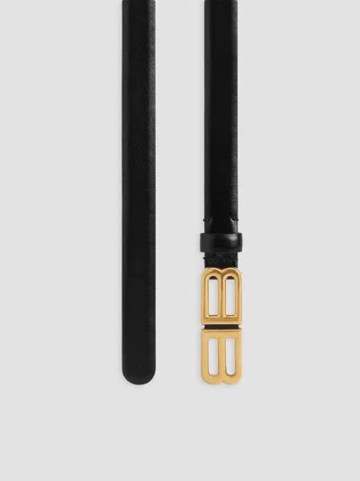 Balenciaga Women's Bolero Bb Belt In Black