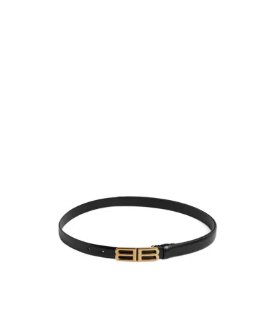 Balenciaga Women's Bolero Bb Belt In Black