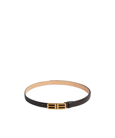 Balenciaga Women's Bolero Bb Belt In Moka