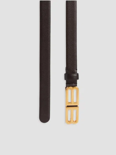 Balenciaga Women's Bolero Bb Belt In Moka