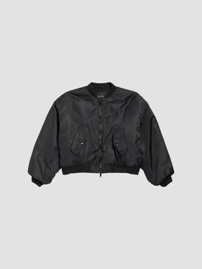 Balenciaga Women's Bomber Jacket In Black