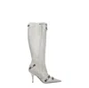 Balenciaga Women's Boots Leather Gray