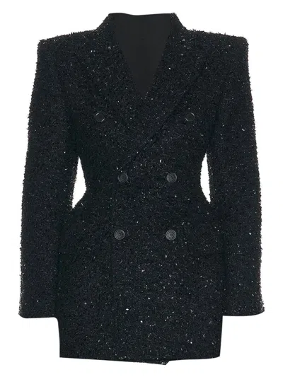 BALENCIAGA WOMEN'S BOUCLÃ£Â© OVERSIZE HOURGLASS BLAZER