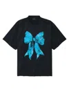 Balenciaga Bow Oversized T-shirt In Black
