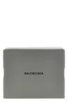 Balenciaga Rectangular Top Handle Clutch Bag In Gray