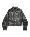 Balenciaga Women's Boxy Jacket In Black In Black