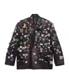 Balenciaga Wool Brooches Tailored Jacket In Black