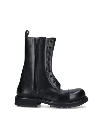 Balenciaga Women's Bull Leather Boots In Black