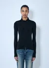 Balenciaga Women Button-down Shirt In Black