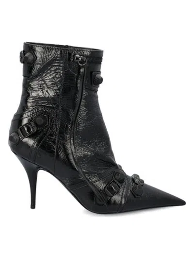 BALENCIAGA WOMEN'S CAGOLE BOOTIE H90 ANKLE BOOTS