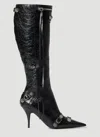 Balenciaga Women Cagole High Heel Calf Boots