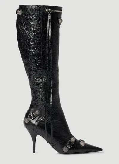 Balenciaga Women Cagole High Heel Calf Boots