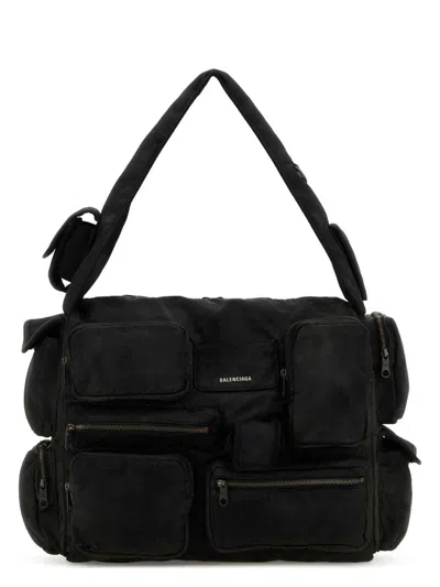 Balenciaga Women's Canvas Large Superbusy Shoulder Bag