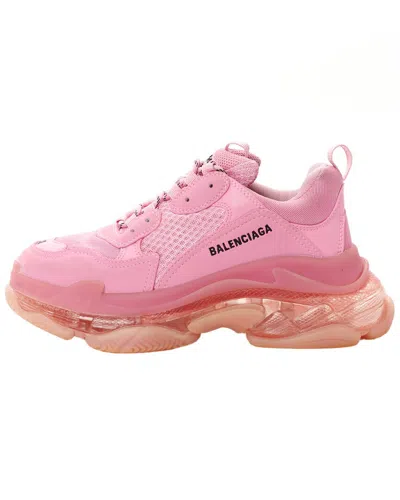 Balenciaga Women's Canvas Triple Sneaker (authentic Pre-loved) In Pink