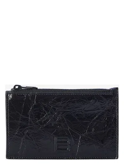 Balenciaga Women's Card Case With Coin Purse Black | 7664652aa65