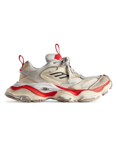 Balenciaga Women's Cargo Sneakers In Beige Red