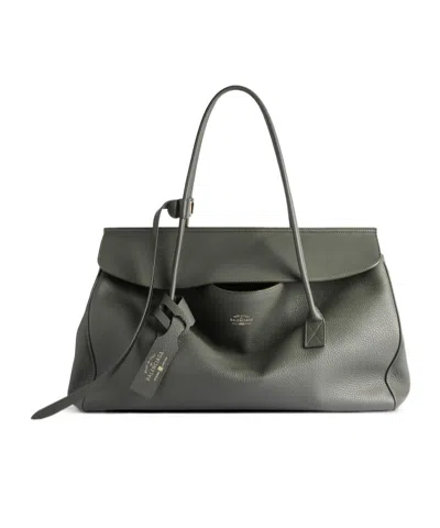 Balenciaga Women's Carrie Carry All Bag In Khaki In Black
