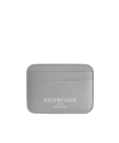 Balenciaga Women's Cash 2.0 Card Holder  In Grey