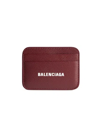 Balenciaga Women's Cash Card Holder In Red