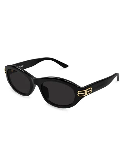 Balenciaga Women's Casino 55mm Oval Sunglasses In Pattern