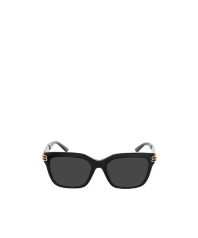 BALENCIAGA WOMEN'S CASINO SQUARE AF SUNGLASSES  IN BLACK