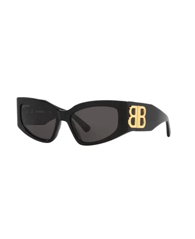 Balenciaga Women's Cat Eye Sunglasses, Bb0321s 6e000334 In Black
