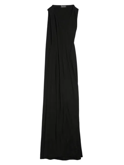 Balenciaga Women's Cb Tank Top Gown In Black