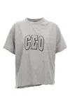 Balenciaga Cotton T-shirt In Gray