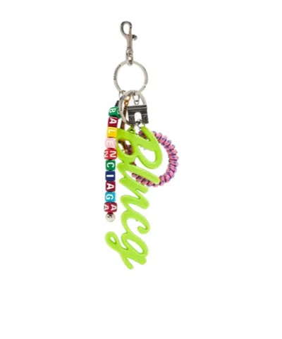 Balenciaga Logo Keychain