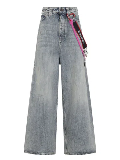 BALENCIAGA WOMEN'S CHARMS BAGGY JEANS