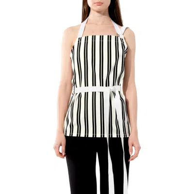 Balenciaga Chilien Top In Black/white