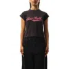 Balenciaga Ciao Bello T-shirt In Washed Black