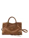 Balenciaga Women City Medium Leather Handbag In 2630