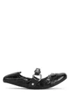 Balenciaga Black Lamb Leather Shoes With Striking Metallic Accents