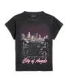 Balenciaga City Of Angels Graphic-print T-shirt In Black