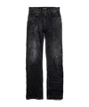 Balenciaga Women's City Straight Pants In Black In Black