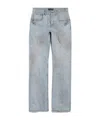 Balenciaga Women's City Straight Pants In Light Blue In Blue
