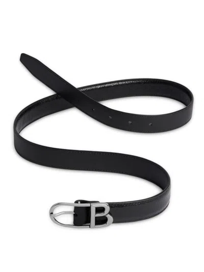 Balenciaga Women's Classic B Belt In Black