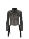 Balenciaga Lace-up Denim Jacket