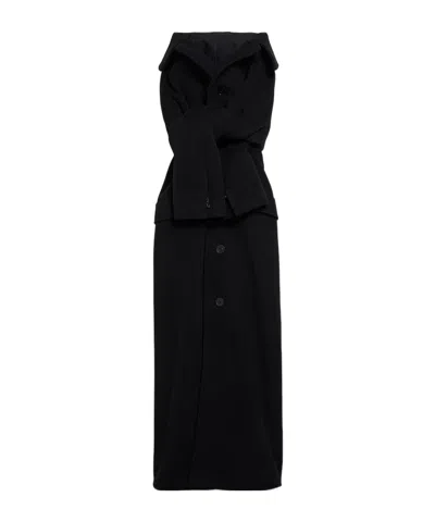 BALENCIAGA BALENCIAGA COAT BUSTIER DRESS
