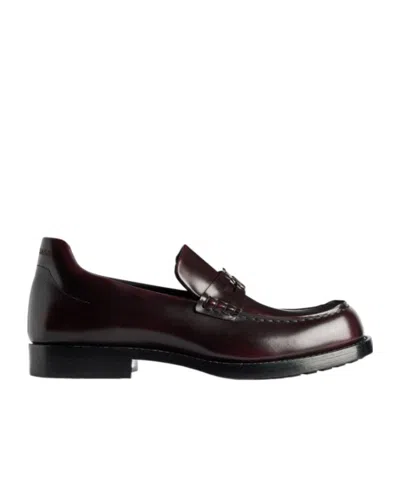 Balenciaga Women's Comfy Loafer In Dark Burgundy In Brown