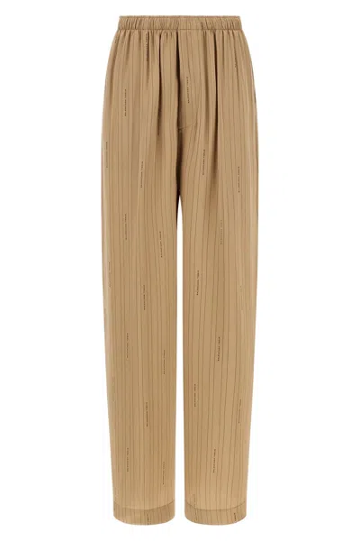 Balenciaga Women 'coocon' Pants In Brown
