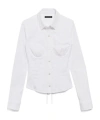Balenciaga Corset Shirt In White