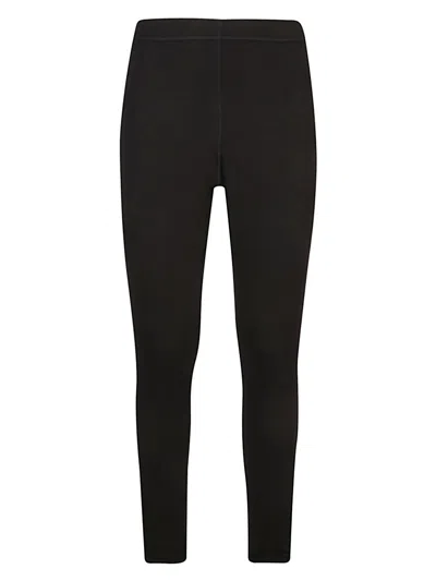 Balenciaga Women Cotton Leggings In Black