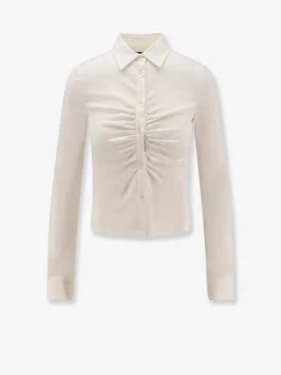 Balenciaga Women Cotton Shirt In Multi